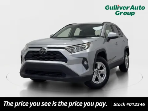 Silver 2019 Toyota RAV4 XLE for sale in Plano, TX