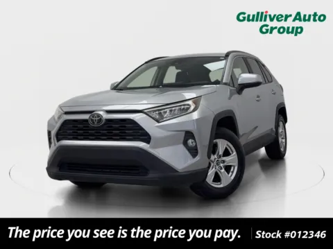 Silver 2019 Toyota RAV4 XLE for sale in Plano, TX
