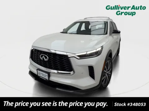 White 2023 INFINITI QX60 Sensory for sale in Plano, TX