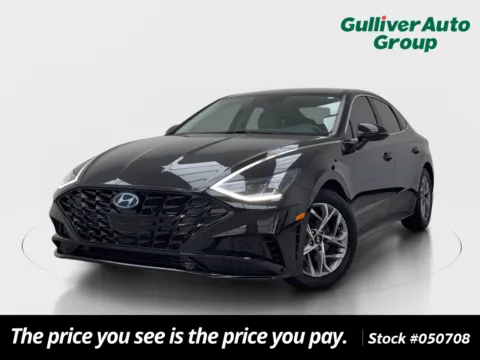 Black 2020 Hyundai Sonata SEL for sale in Plano, TX