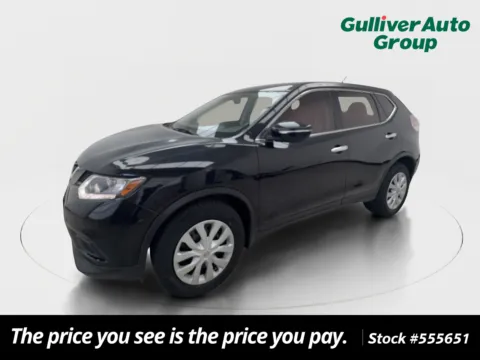 Black 2015 Nissan Rogue S for sale in Plano, TX