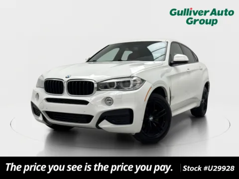 White 2017 BMW X6 xDrive35i for sale in Plano, TX