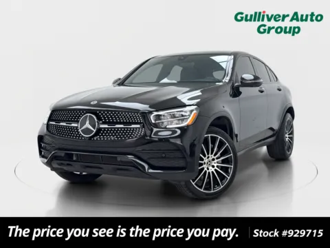 Black 2021 Mercedes-Benz GLC 300 Coupe for sale in Plano, TX