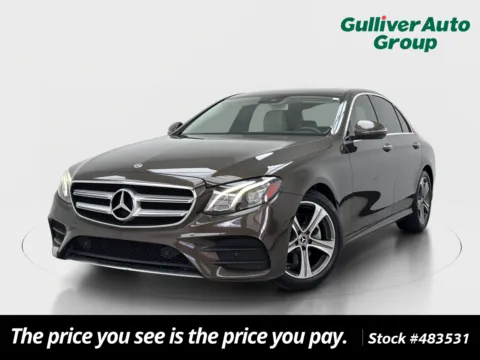 Brown 2018 Mercedes-Benz E-Class E 300 for sale in Plano, TX