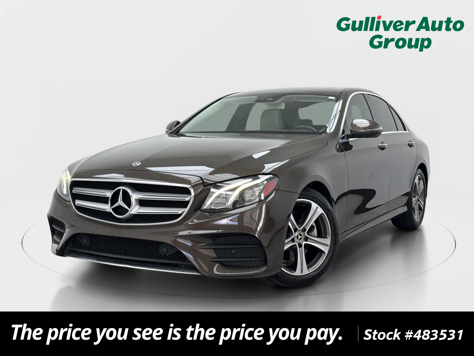 Brown 2018 Mercedes-Benz E-Class E 300 for sale in Plano, TX