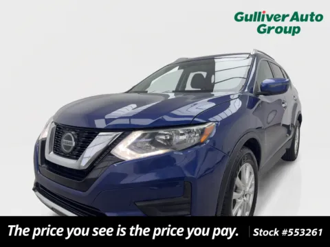 Blue 2019 Nissan Rogue SV for sale in Plano, TX