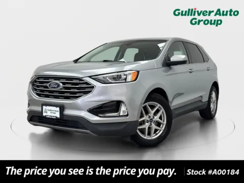 Silver 2021 Ford Edge SEL for sale in Plano, TX
