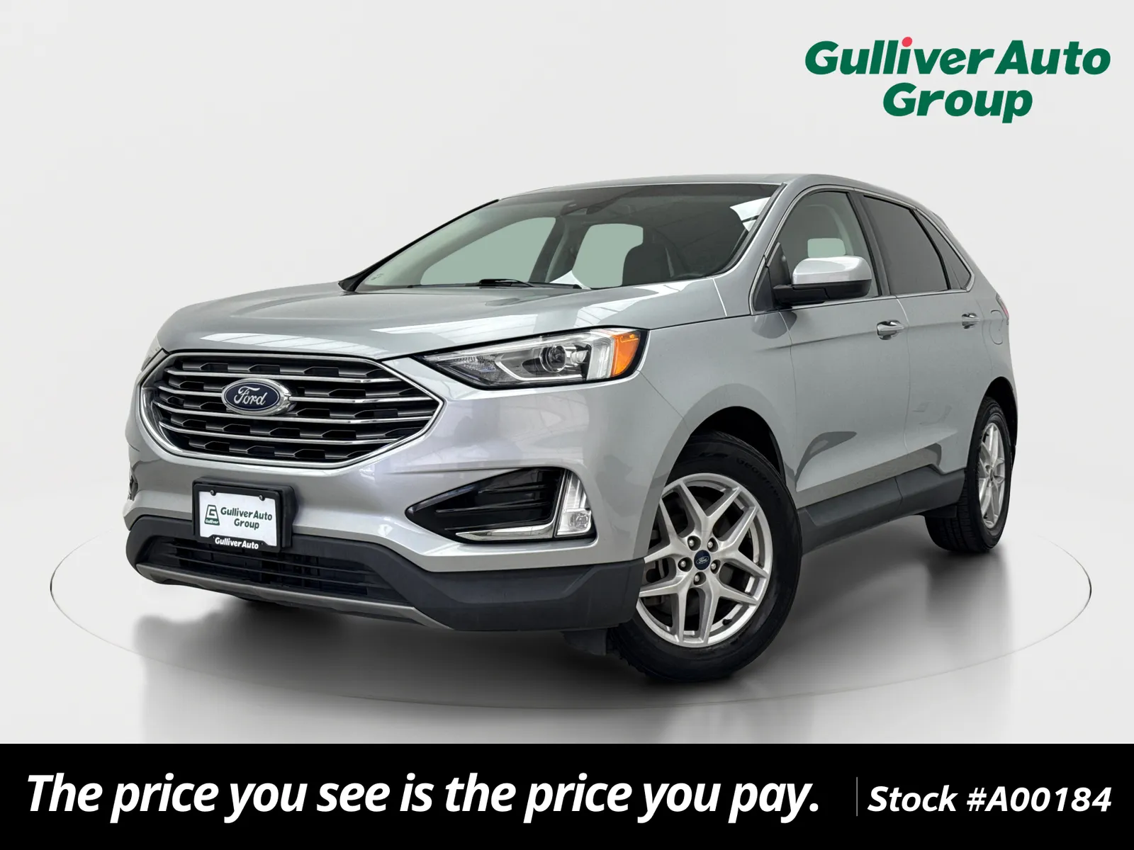 Silver 2021 Ford Edge SEL for sale in Plano, TX