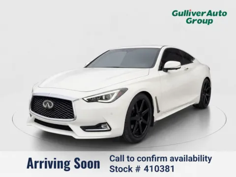 White 2021 INFINITI Q60 3.0t LUXE for sale in Plano, TX