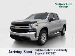 Silver 2019 Chevrolet Silverado 1500 LT for sale in Plano, TX