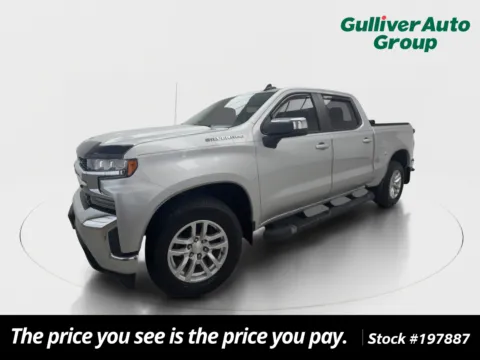 Silver 2019 Chevrolet Silverado 1500 LT for sale in Plano, TX