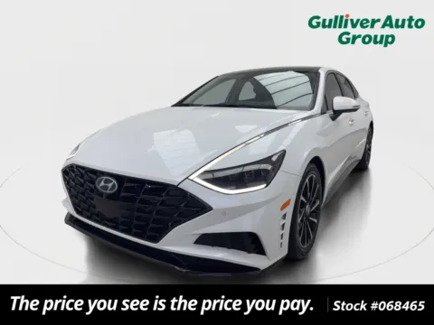 White 2021 Hyundai Sonata Limited for sale in Plano, TX