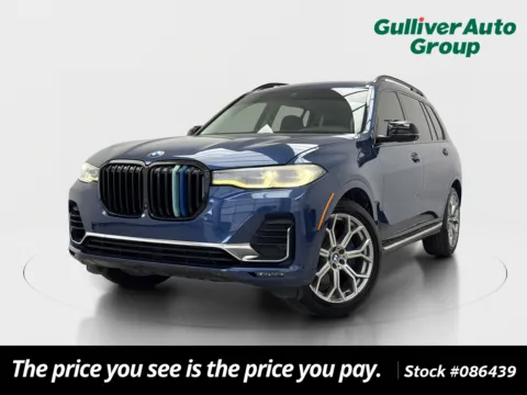 Blue 2019 BMW X7 xDrive40i for sale in Plano, TX