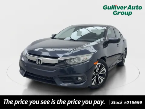 Blue 2016 Honda Civic EX-L for sale in Plano, TX