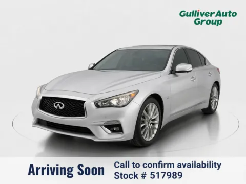 Silver 2019 INFINITI Q50 3.0t LUXE for sale in Plano, TX