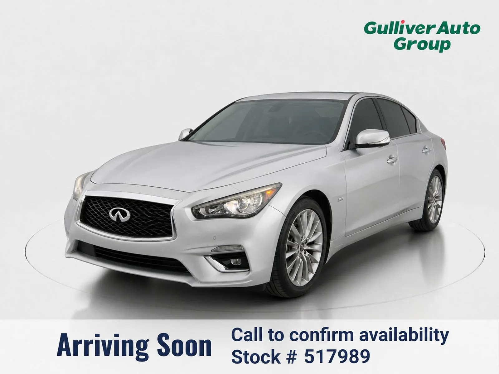 Silver 2019 INFINITI Q50 3.0t LUXE for sale in Plano, TX