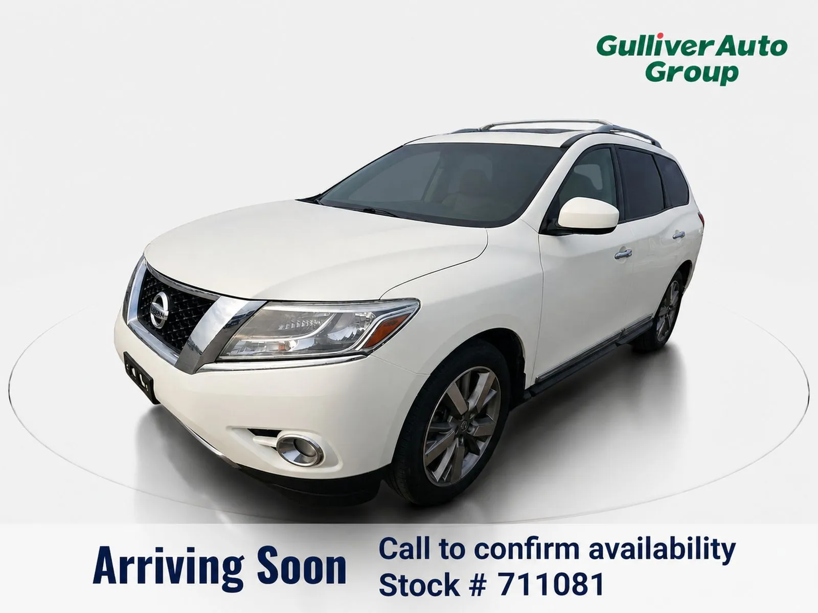 White 2015 Nissan Pathfinder Platinum for sale in Plano, TX