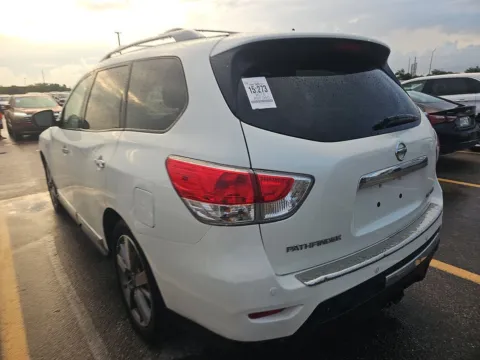 Another view of 2015 Nissan Pathfinder Platinum for sale in Plano, TX at Gulliver Auto Group