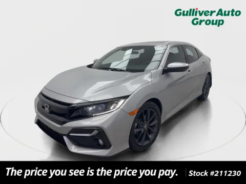 Silver 2020 Honda Civic EX for sale in Plano, TX