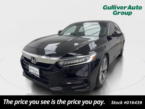 Black 2018 Honda Accord Touring 2.0T for sale in Plano, TX