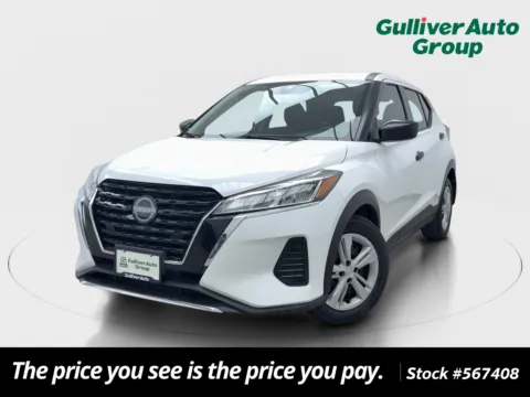 White 2023 Nissan Kicks S for sale in Plano, TX
