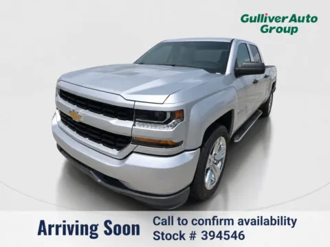 Silver 2018 Chevrolet Silverado 1500 Custom for sale in Plano, TX