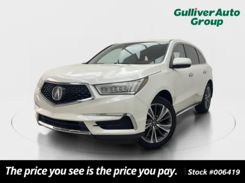 White 2019 Acura MDX 3.5L Technology Pkg w/Entertainment Pkg for sale in Plano, TX