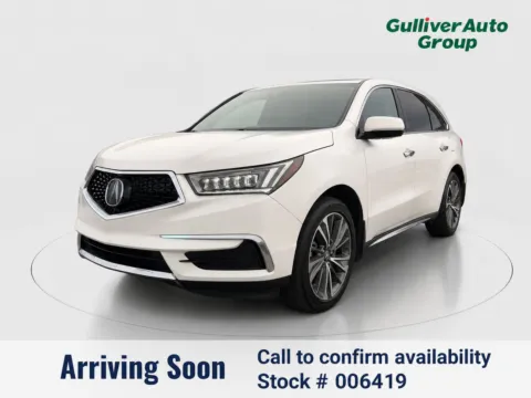 White 2019 Acura MDX 3.5L Technology Pkg w/Entertainment Pkg for sale in Plano, TX