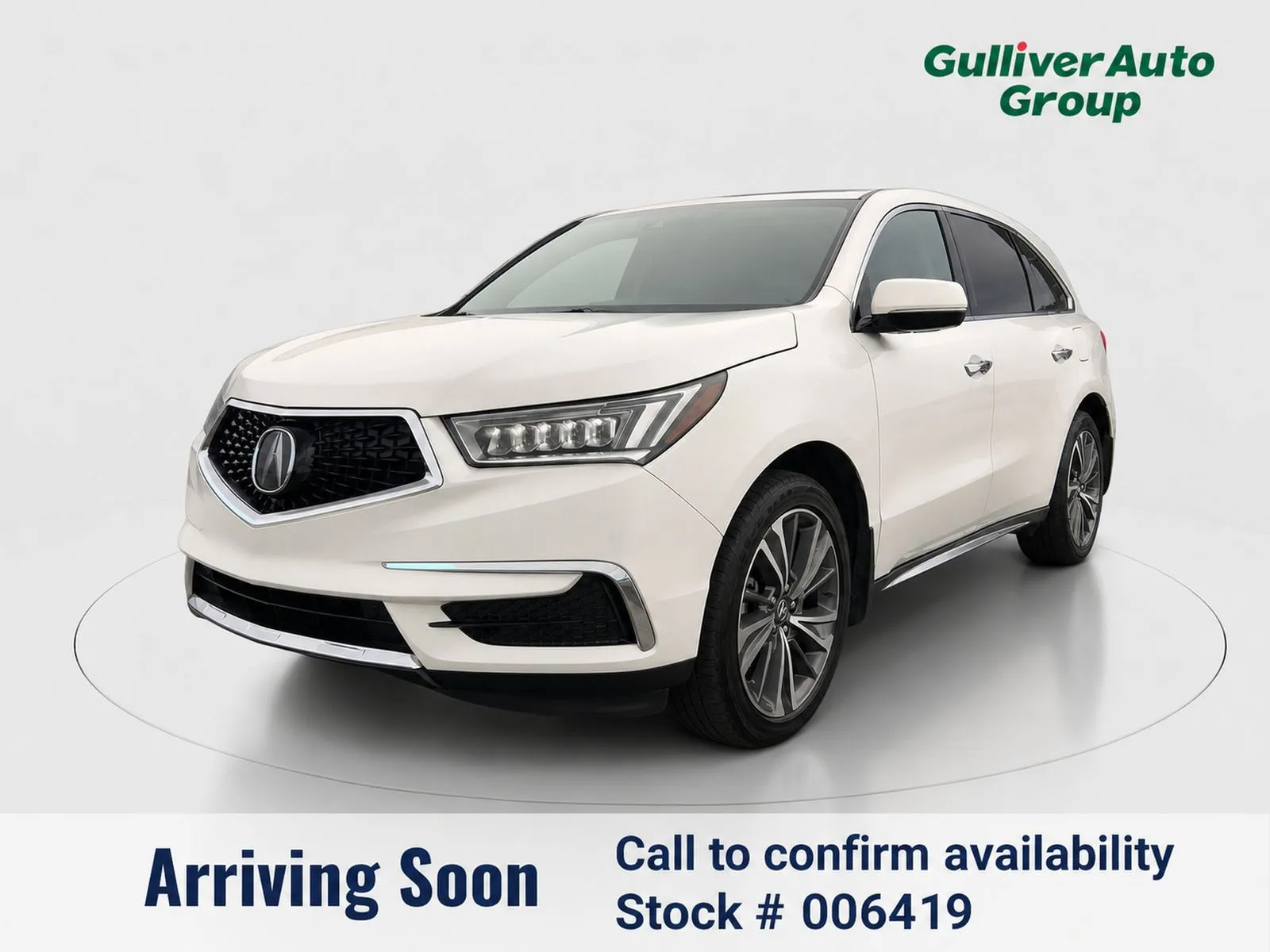 2019 Acura MDX 3.5L Technology Pkg w/Entertainment Pkg