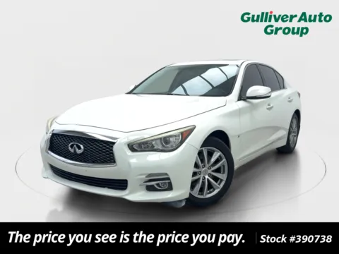 White 2015 INFINITI Q50 for sale in Plano, TX