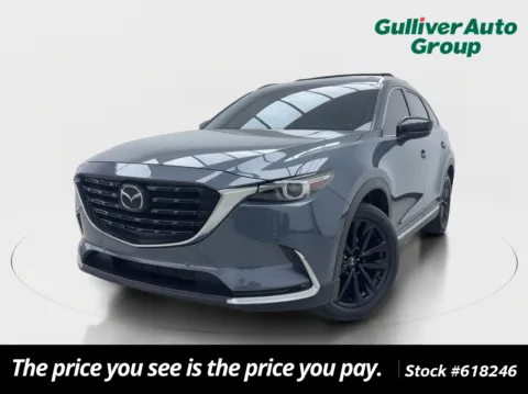 Gray 2022 Mazda CX-9 Carbon Edition for sale in Plano, TX