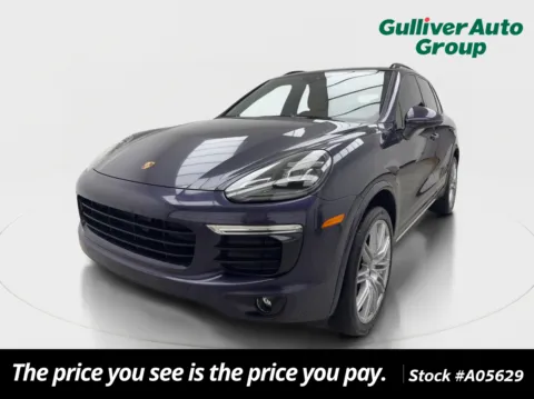 Purple 2018 Porsche Cayenne Platinum Edition for sale in Plano, TX