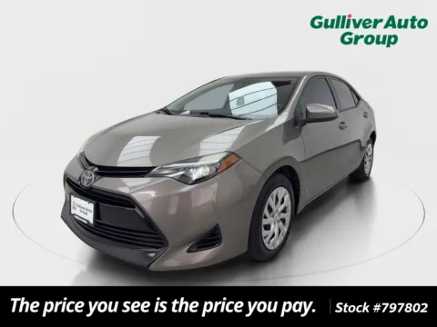 Gray 2018 Toyota Corolla LE for sale in Plano, TX
