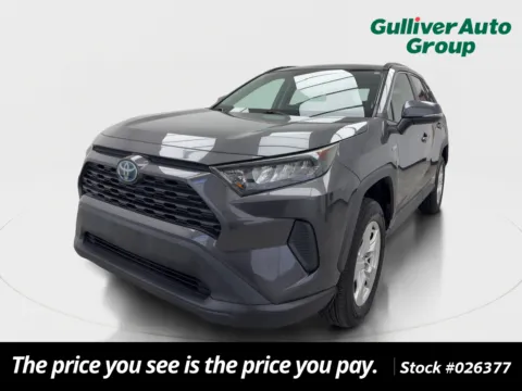 Gray 2019 Toyota RAV4 Hybrid LE for sale in Plano, TX