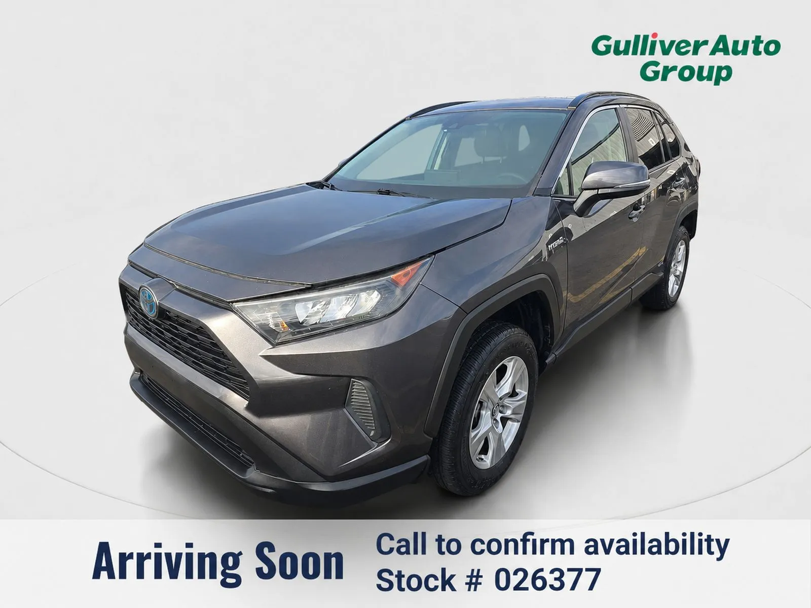 Gray 2019 Toyota RAV4 Hybrid LE for sale in Plano, TX