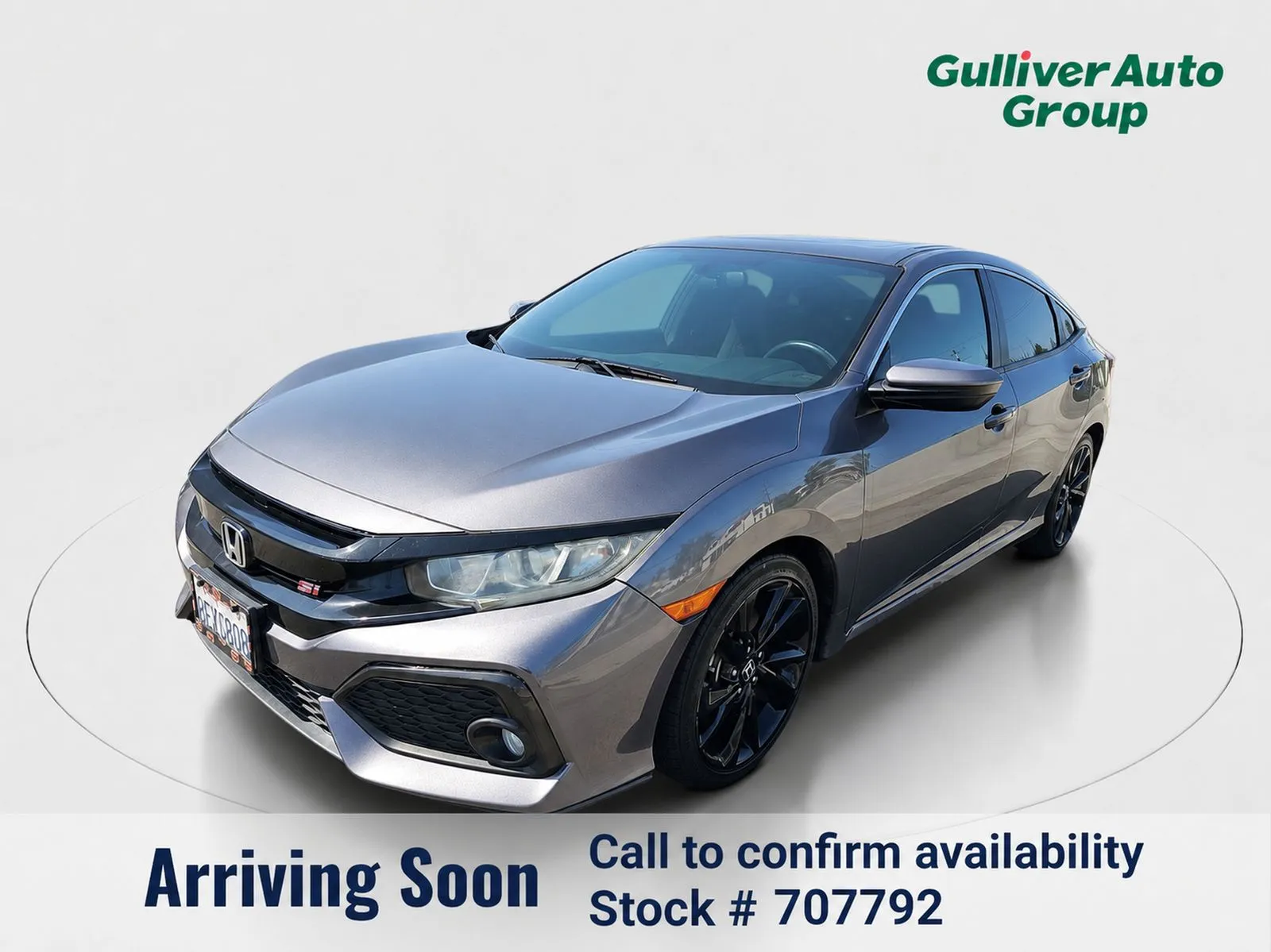 Gray 2018 Honda Civic Si for sale in Plano, TX