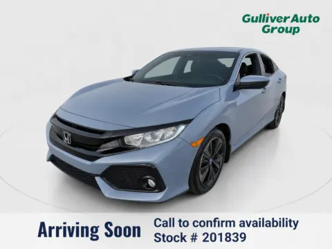 Blue 2017 Honda Civic EX for sale in Plano, TX