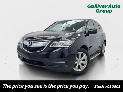 Black 2014 Acura MDX 3.5L Advance Pkg w/Entertainment Pkg for sale in Plano, TX