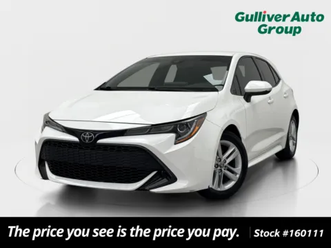 White 2022 Toyota Corolla Hatchback SE for sale in Plano, TX