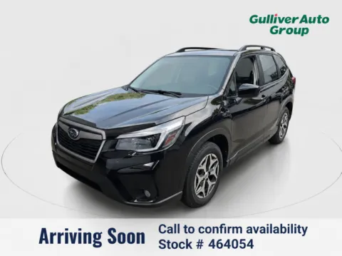 Black 2021 Subaru Forester Premium for sale in Plano, TX