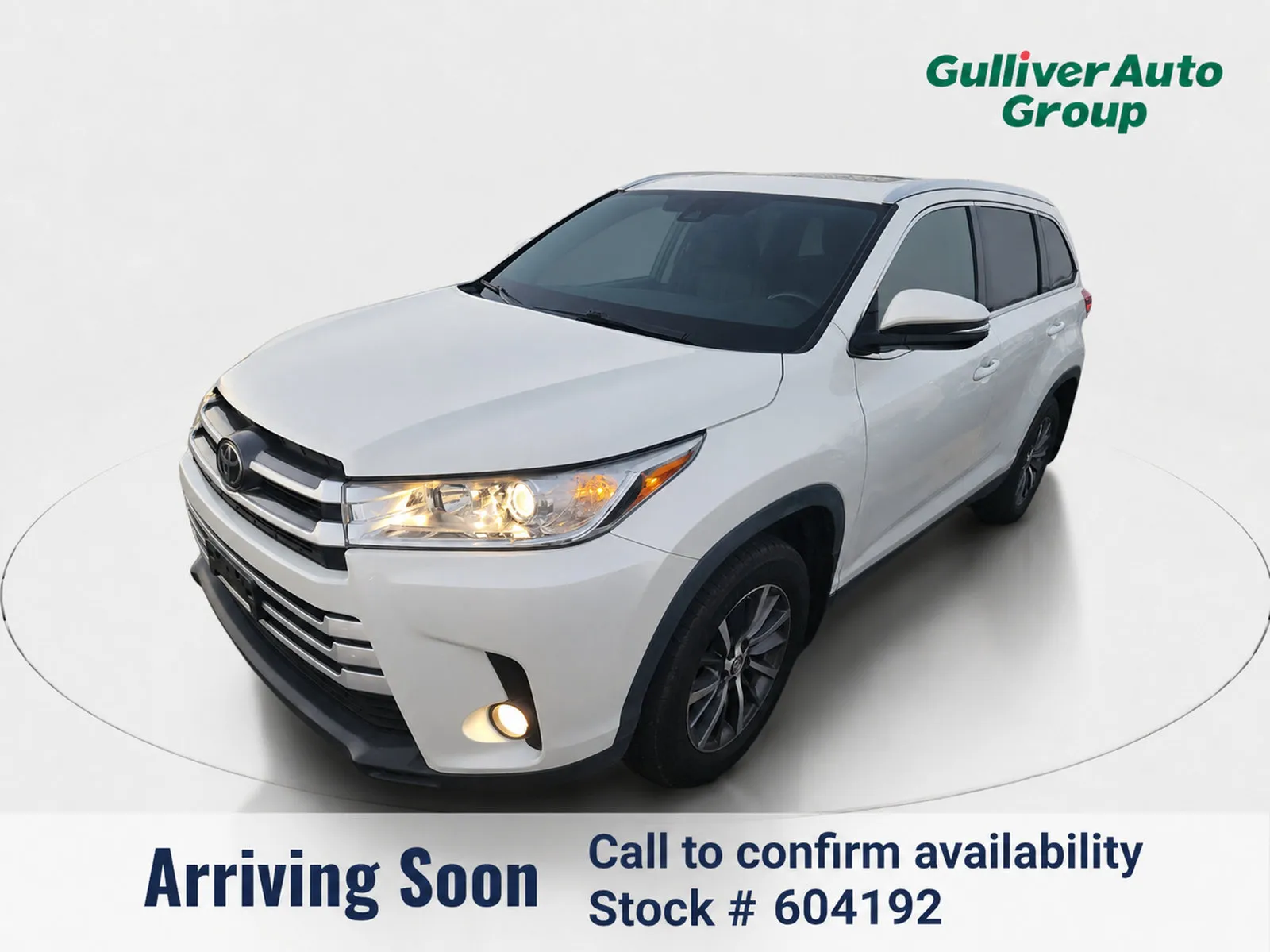White 2019 Toyota Highlander XLE for sale in Plano, TX