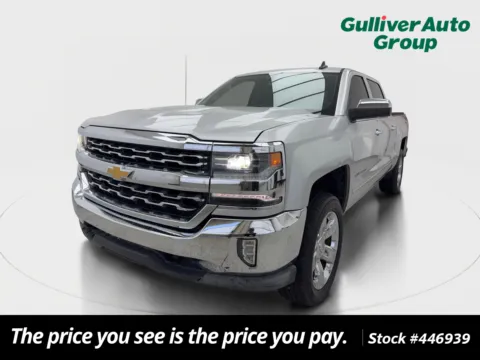 Silver 2017 Chevrolet Silverado 1500 LTZ for sale in Plano, TX
