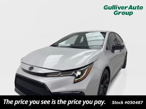 Silver 2020 Toyota Corolla SE Nightshade for sale in Plano, TX