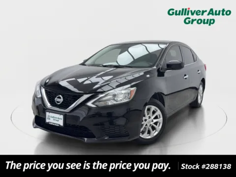 Black 2017 Nissan Sentra SV for sale in Plano, TX