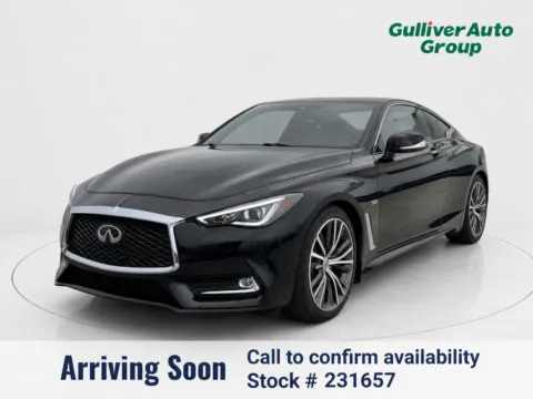 Black 2019 INFINITI Q60 3.0t LUXE for sale in Plano, TX