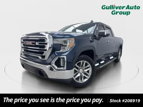 Blue 2019 GMC Sierra 1500 SLT for sale in Plano, TX
