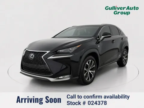 Black 2015 Lexus NX 200t F Sport for sale in Plano, TX