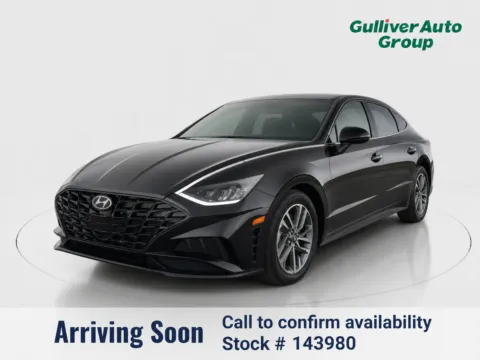 Black 2021 Hyundai Sonata SEL for sale in Plano, TX