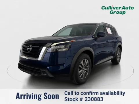 Blue 2025 Nissan Pathfinder SV for sale in Plano, TX