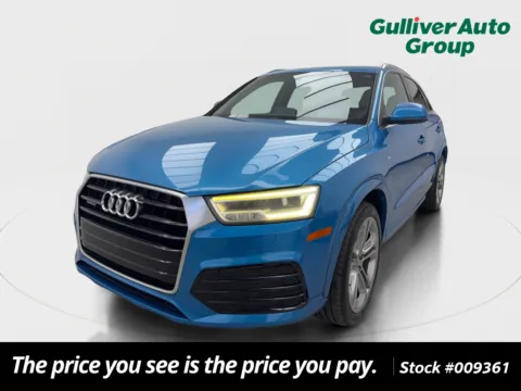 Blue 2016 Audi Q3 2.0T Prestige for sale in Plano, TX